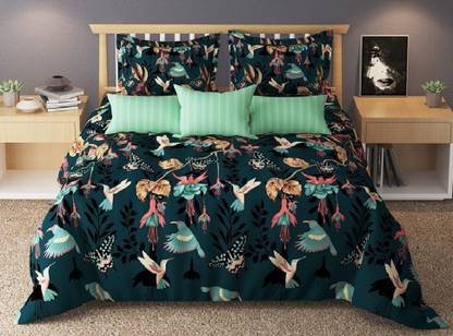 Linemates Cotton Double King Sized Bedding Set