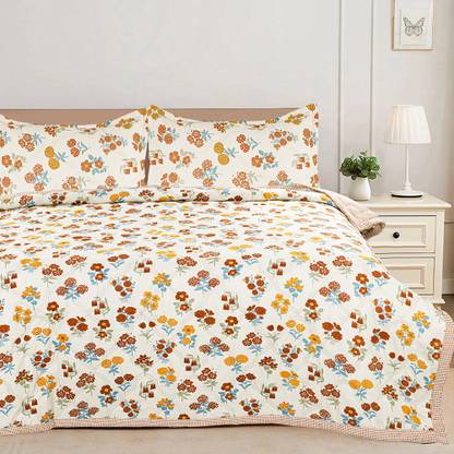 VAS COLLECTIONS Cotton King Sized Bedding Set