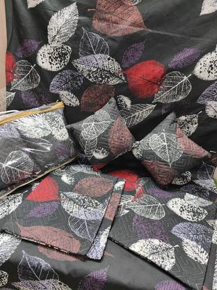 GAARVI HOMES Cotton King Flat 300 TC Printed Bedsheet
