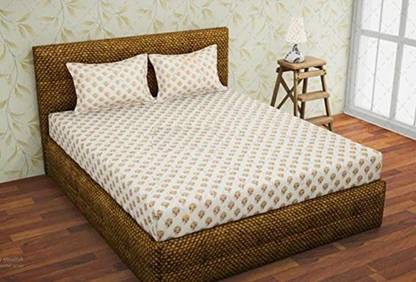 RRC Microfiber Double Flat 144 TC Printed Bedsheet