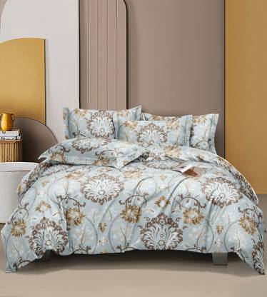 AVINYA 145 TC Cotton Single Cartoon Fitted (Elastic) Bedsheet