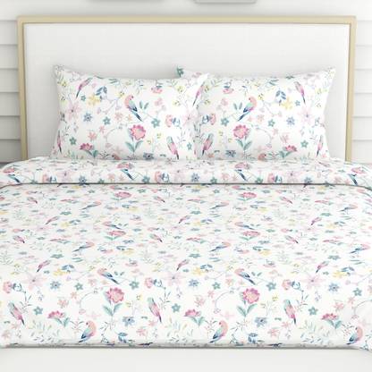 haus & kinder 186 TC Cotton King Printed Flat Bedsheet