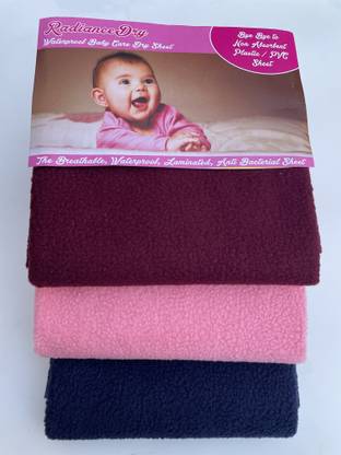 Shivni Ent PVC Single Flat 500 TC Solid Bedsheet