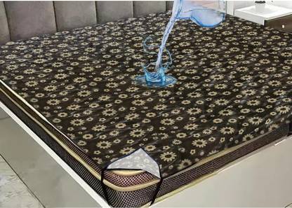 Kanushi Industries 120 TC PVC Double Printed Fitted (Elastic) Bedsheet