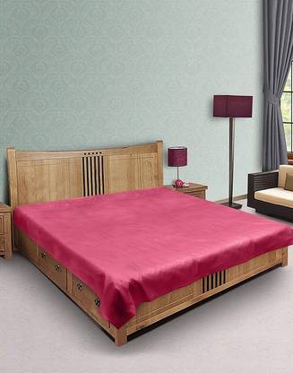 VinylSoft 210 TC Polyester Double Solid Flat Bedsheet