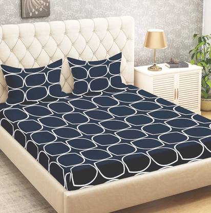 RRC Microfiber Double Flat 144 TC Printed Bedsheet