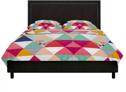 Jitendra and son Cotton Double Flat 200 TC Printed Bedsheet