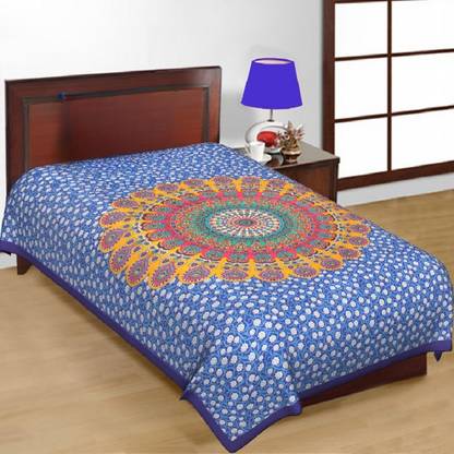 E ELMA Cotton Single Bed Cover