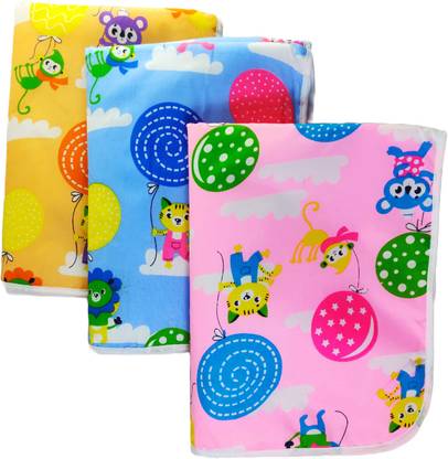 Kotton Candy PVC, Cotton Crib Flat 200 TC Printed Bedsheet