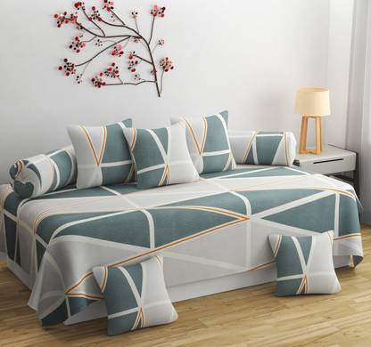 NCS Cotton Floral Diwan Set