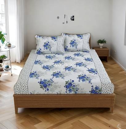 Grag Fab 210 TC Microfiber Double Cartoon Flat Bedsheet