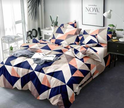 Shark Home Elegance Silk Double Flat 260 TC Self Design Bedsheet