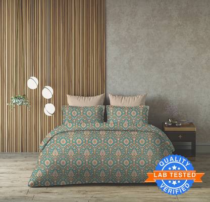 Arvind Cotton King Flat 120 TC Floral Bedsheet