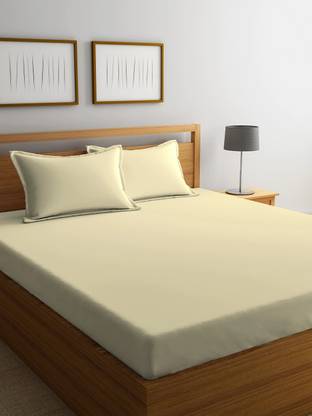 Optra Microfiber Single Flat 180 TC Solid Bedsheet