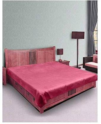 Ryka 210 TC PVC Double Solid Flat Bedsheet