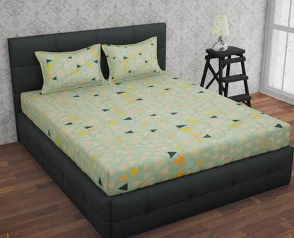 RRC Microfiber Double Flat 144 TC Printed Bedsheet