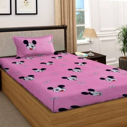 Exotic Cotton Single Flat 210 TC Animal Bedsheet