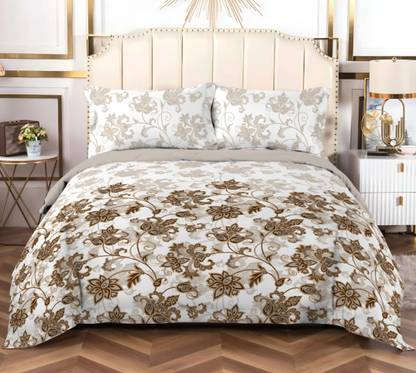 Bombay Dyeing Cotton King Flat 180 TC Floral Bedsheet