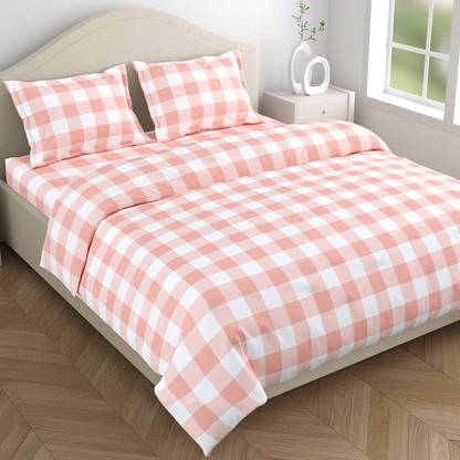 haus & kinder Cotton King Flat 186 TC Geometric Bedsheet
