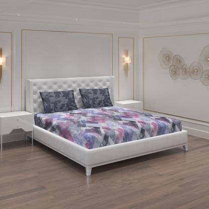 Moca by Monte Carlo 104 TC Cotton Double Printed Flat Bedsheet