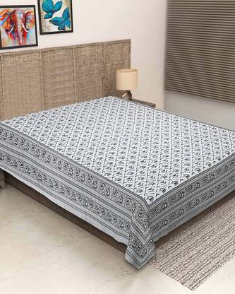 Texstylers Cotton Single Flat 290 TC Floral Bedsheet