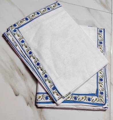 GKEstore Cotton Single Flat 340 TC Solid Bedsheet