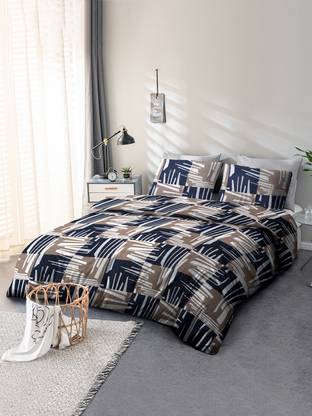 Cortina Microfiber Double Flat 144 TC Floral Bedsheet