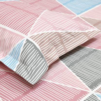 haus & kinder Cotton King Flat 144 TC Printed Bedsheet