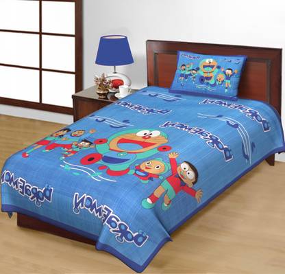 Salgia 140 TC Cotton Single Cartoon Flat Bedsheet