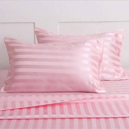 Yashi decor Cotton King Flat 280 TC Solid Bedsheet