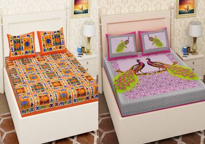 150 TC Cotton Double Bedsheet