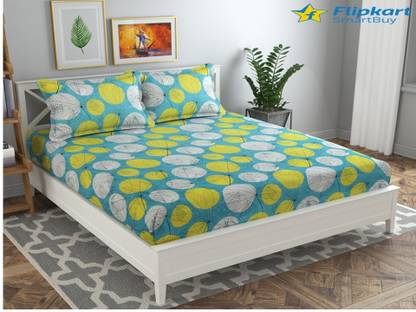 Flipkart SmartBuy Microfiber Double Flat 160 TC Printed Bedsheet