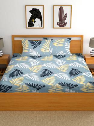 210 TC Cotton Double 3D Printed Bedsheet