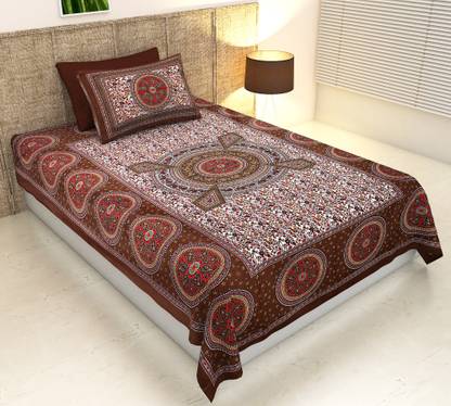E ELMA Cotton Single Bed Cover