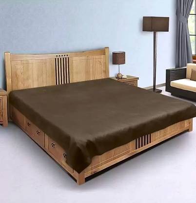 Ryka 200 TC PVC Double Solid Flat Bedsheet
