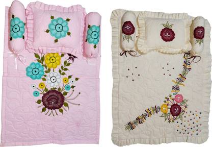 Eram Weavers 250 TC Cotton Single Embroidered Flat Bedsheet