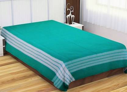 aashiyana sajona 200 TC Cotton Single Self Design Flat Bedsheet
