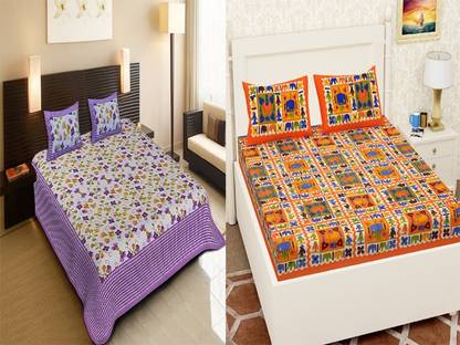 150 TC Cotton Double Bedsheet