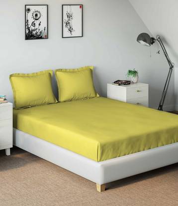 Optra Microfiber Single Flat 300 TC Solid Bedsheet