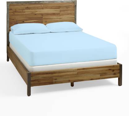 comfortbeddings Cotton King Fitted (Elastic) 1000 TC Solid Bedsheet