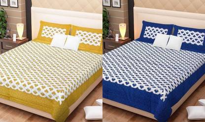 ENVIRO Cotton Double Flat 3000 TC Printed Bedsheet