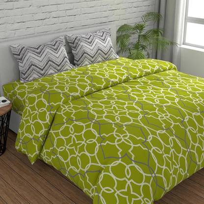 Huesland 144 TC Cotton Double Solid Flat Bedsheet