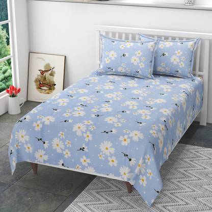 Impression Hut 200 TC Polycotton Single 3D Printed Fitted (Elastic) Bedsheet