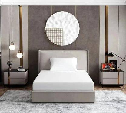 lacoza Cotton Blend Single Flat 400 TC Solid Bedsheet