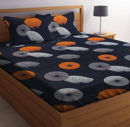 RPGD 140 TC Polycotton Double 3D Printed Flat Bedsheet