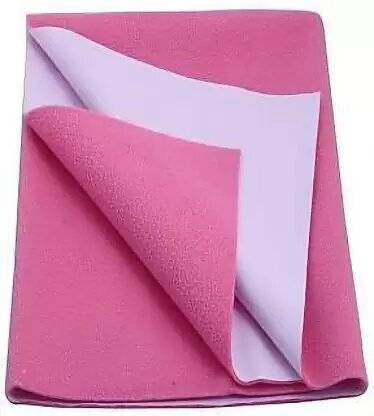 Nandanigarments 200 TC Polycotton Single Solid Flat Bedsheet