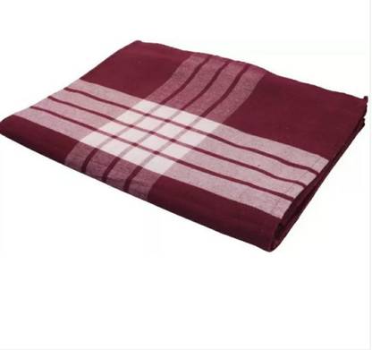 Gone 500 TC Cotton Queen Solid Flat Bedsheet