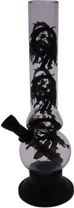 Green Apple Inc 8 Inch Bob Marley Transparent Water Pipe Acrylic Beer Bong Funnel