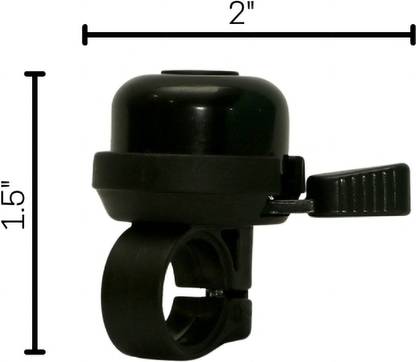 Calibre HIGH-QUALITY ALLOY BICYCLE BELL (LEFT SIDE) Bell