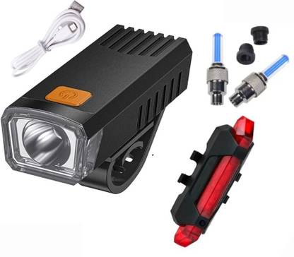 REBOUND Combo Of Bicycle Light And 2 Valve Light Bell
